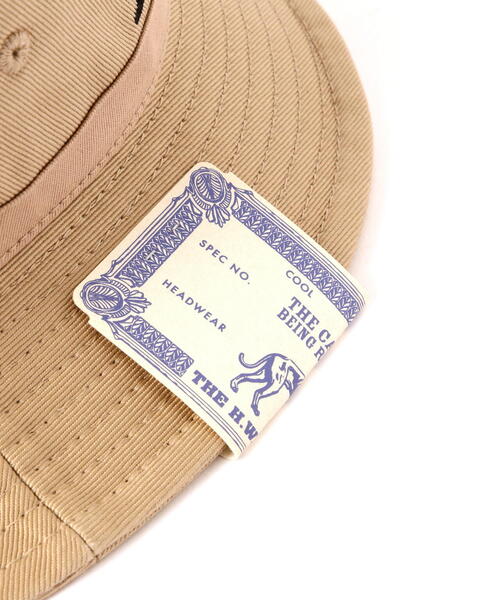 THE H.W. DOG & CO. (ザエイチダブリュドックアンドコー)の「THE H.W.DOG&CO./ザエイチダブリュードッグアンドコー/FLAG HAT(ハット・メンズ・ベージュ・38)」の4枚目の写真