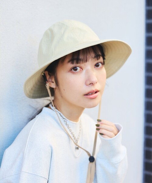 SUBLIME(サブライム)の「SUBLIME × FREAK'S STORE/サブライム × フリークスストア 別注 SAFARI METRO HAT / サファリ メトロ ハット(ハット・レディース・ブラック/ブルー/ベージュ・ONE SIZE)」の16枚目の写真