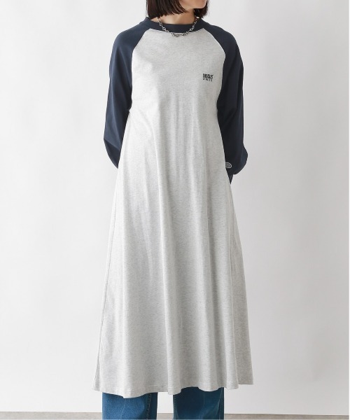 LEPSIM（レプシィム）の「【DISCUS／ディスカス】ラグランワンピース　107112（ワンピース・レディース・ネイビー/ブラック/グリーン・FREE）」の4枚目の写真