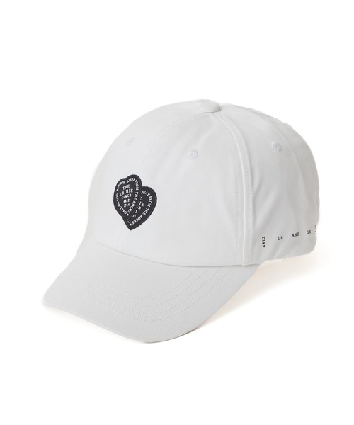 CRIMIE（クライミー）の「BLACK HEART WAPPEN DAD CAP / ブラックハート ワッペン 6パネル キャップ（キャップ・メンズ・ブラック/ホワイト/ベージュ・ONE SIZE）」の2枚目の写真
