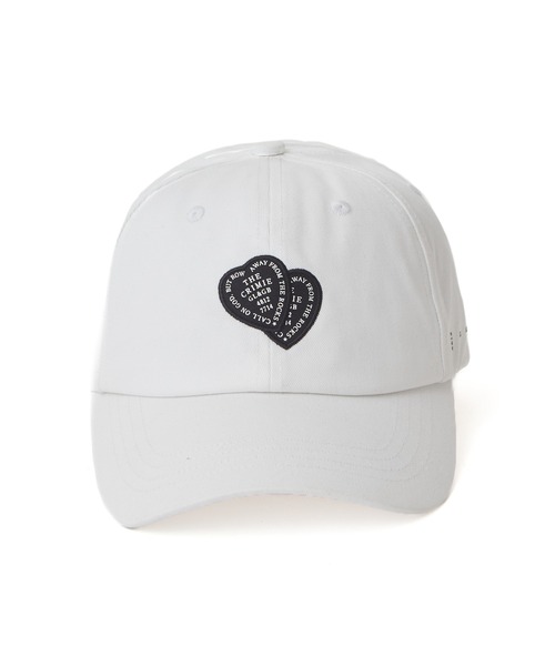 BLACK HEART WAPPEN DAD CAP / ブラックハート ワッペン 6パネル