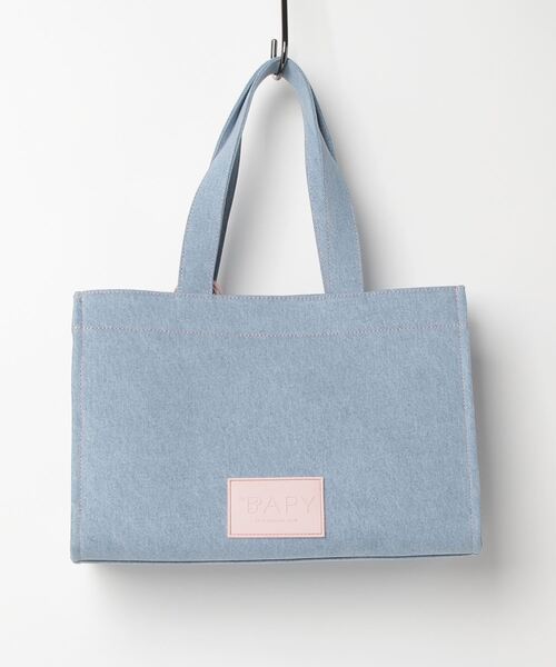 BAPY BY A BATHING APE（ベイピーバイアベイシングエイプ）の「BAPYOGO EMBOSSED DENIM TOTE BAG（トートバッグ・レディース・ブルー系その他・FREE）」の9枚目の写真