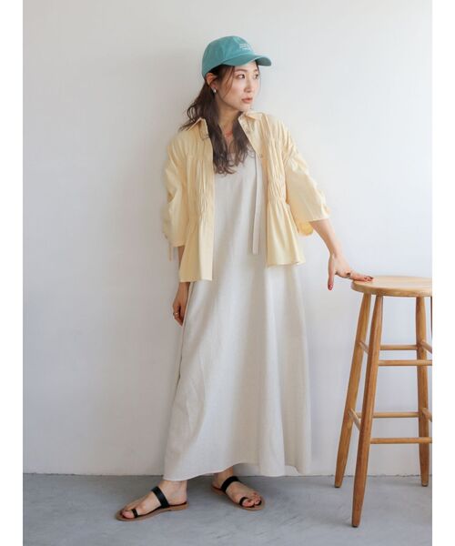 Ungrid（アングリッド）の「バイカラーフラットサンダル（サンダル・レディース・アイボリー/ブラック・S/M/L）」の4枚目の写真