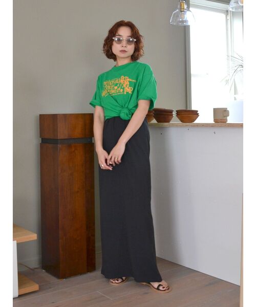 Ungrid（アングリッド）の「バイカラーフラットサンダル（サンダル・レディース・アイボリー/ブラック・S/M/L）」の9枚目の写真