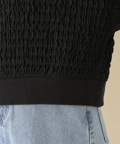 LEPSIM（レプシィム）の「ポコポコ長袖プルオーバー　104254（Tシャツ/カットソー・レディース・オフホワイト/ブラック/ライム・FREE）」の13枚目の写真