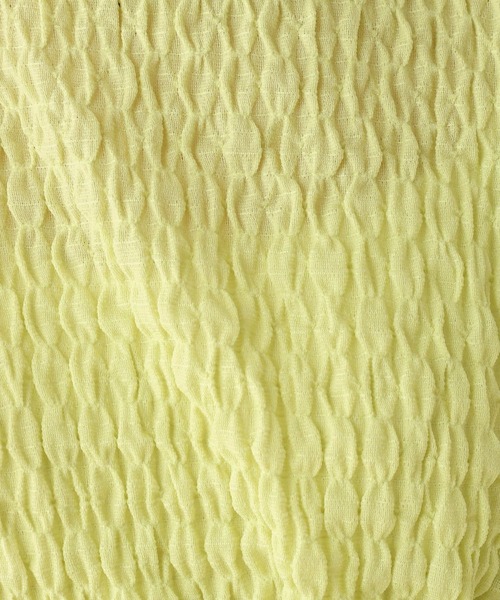 LEPSIM（レプシィム）の「ポコポコ長袖プルオーバー　104254（Tシャツ/カットソー・レディース・オフホワイト/ブラック/ライム・FREE）」の7枚目の写真