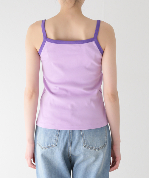 GOOD MORNING TAPES(グッドモーニングテープ)の「【GOOD Morning Tapes/グッドモーニングテープス】 Duck Singlet Top:キャミソール(キャミソール・レディース・パープル系その他・SMALL)」の5枚目の写真