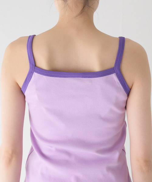 GOOD MORNING TAPES(グッドモーニングテープ)の「【GOOD Morning Tapes/グッドモーニングテープス】 Duck Singlet Top:キャミソール(キャミソール・レディース・パープル系その他・SMALL)」の7枚目の写真