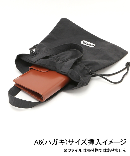 OUTDOOR PRODUCTS Usual Things（アウトドアプロダクツユージュアルシングス）の「EVERYDAY BAG SMALL（ハンドバッグ・レディース・ネイビー/パープル/ホワイト/グリーン/ブラック・FREE）」の9枚目の写真