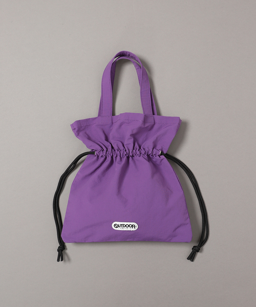OUTDOOR PRODUCTS Usual Things（アウトドアプロダクツユージュアルシングス）の「EVERYDAY BAG SMALL（ハンドバッグ・レディース・ネイビー/パープル/ホワイト/グリーン/ブラック・FREE）」の12枚目の写真