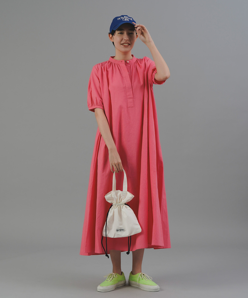 OUTDOOR PRODUCTS Usual Things（アウトドアプロダクツユージュアルシングス）の「EVERYDAY BAG SMALL（ハンドバッグ・レディース・ネイビー/パープル/ホワイト/グリーン/ブラック・FREE）」の21枚目の写真