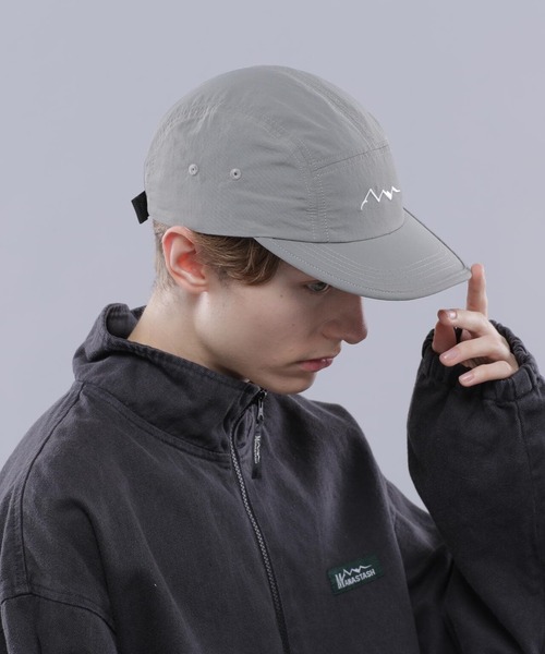 MANASTASH(マナスタッシュ)の「MANASTASH/マナスタッシュ/MOUNTAIN LOGO JET CAP(キャップ・メンズ・ブラック/グレー/ネイビー・F)」の4枚目の写真