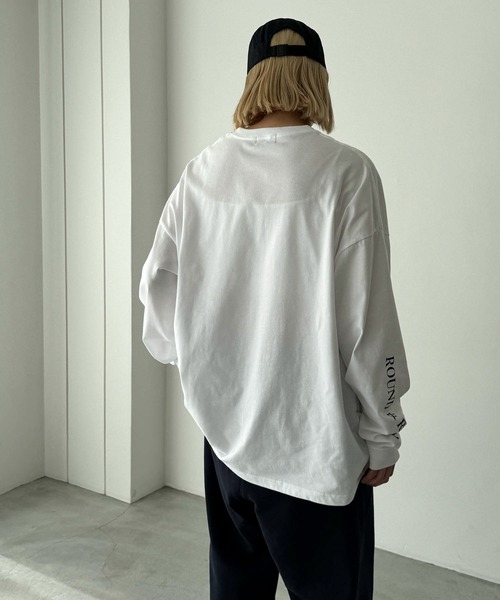 CANAL JEAN（キャナルジーン）の「1975 TOKYO　Day.ロンT（Tシャツ/カットソー・レディース・ホワイト/ブラック・MEDIUM/LARGE）」の5枚目の写真