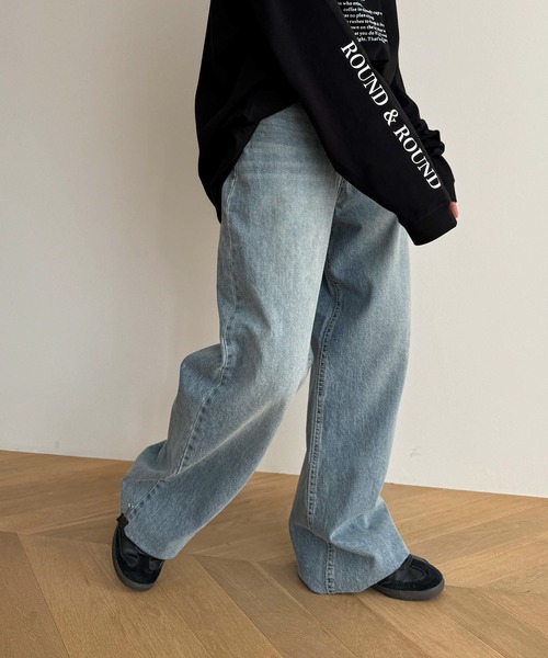 CANAL JEAN（キャナルジーン）の「1975 TOKYO　Day.ロンT（Tシャツ/カットソー・レディース・ホワイト/ブラック・MEDIUM/LARGE）」の10枚目の写真