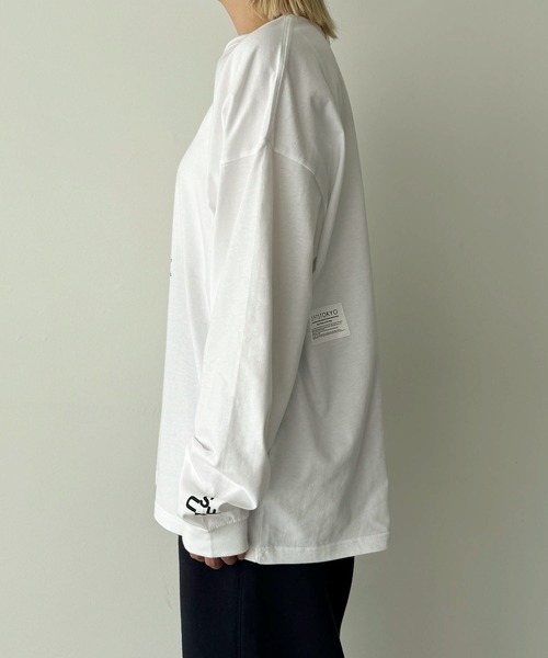 CANAL JEAN（キャナルジーン）の「1975 TOKYO　Day.ロンT（Tシャツ/カットソー・レディース・ホワイト/ブラック・MEDIUM/LARGE）」の17枚目の写真