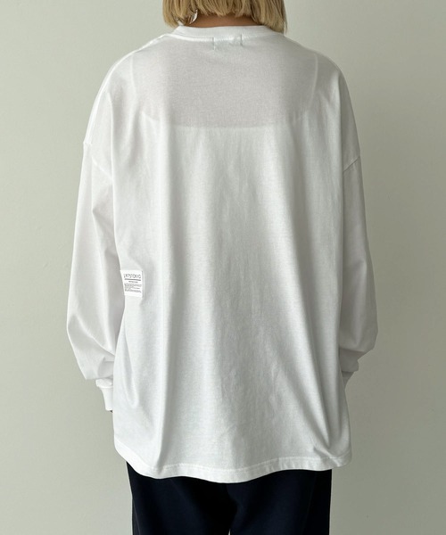 CANAL JEAN（キャナルジーン）の「1975 TOKYO　Day.ロンT（Tシャツ/カットソー・レディース・ホワイト/ブラック・MEDIUM/LARGE）」の18枚目の写真