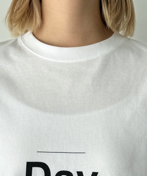 CANAL JEAN（キャナルジーン）の「1975 TOKYO　Day.ロンT（Tシャツ/カットソー・レディース・ホワイト/ブラック・MEDIUM/LARGE）」の19枚目の写真