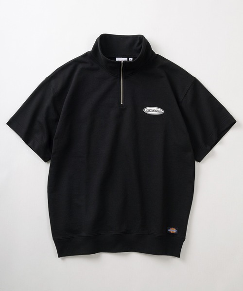 Dickies(ディッキーズ)の「【0】【Dickies/ディッキーズ】半袖ハーフジップ スウェット オーバルロゴ刺繍&ピスネーム ワンポイントカットソー /ビッグシルエット(スウェット・メンズ・ネイビー/ブラック/グレー/オートミール・L/M)」の15枚目の写真