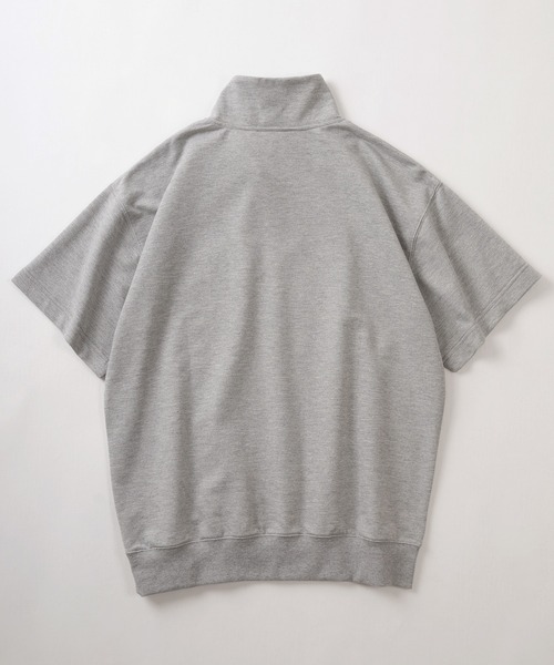 レア tek one　ハーフジップ　半袖　スウェット　フロッキー　ヴィンテージ レア tek one ハーフジップ 半袖 スウェット フロッキー