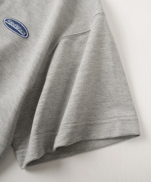 Dickies(ディッキーズ)の「【0】【Dickies/ディッキーズ】半袖ハーフジップ スウェット オーバルロゴ刺繍&ピスネーム ワンポイントカットソー /ビッグシルエット(スウェット・メンズ・ネイビー/ブラック/グレー/オートミール・L/M)」の11枚目の写真
