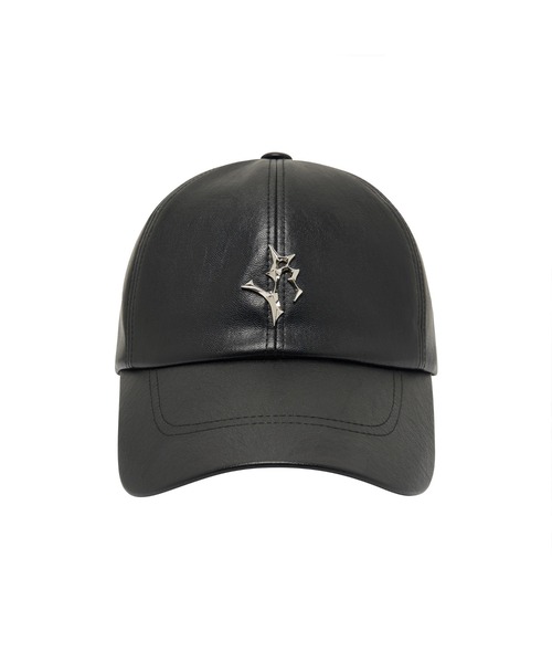 LIBERE(リベーレ)の「CLASSIC LEATHER CAP(キャップ・メンズ・ブラック・FREE)」の3枚目の写真