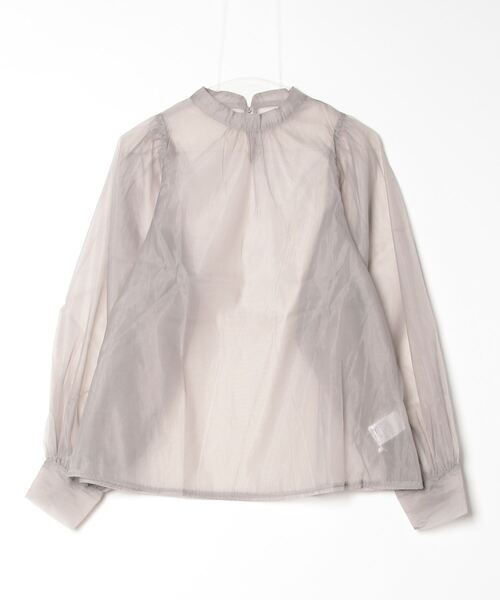 byYOUANCE（バイユアンス）の「オーガンジーボリュームスリーブブラウス（シャツ/ブラウス・レディース・ブラウン/グレー/ホワイト・FREE）」の22枚目の写真