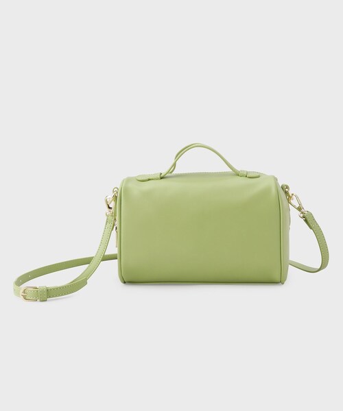 OPAQUE.CLIP(オペークドットクリップ)の「◆【2WAY】スクエアボストンバッグ(ボストンバッグ・レディース・ブルー/ブラック/スモーキーグリーン系・00)」の1枚目の写真