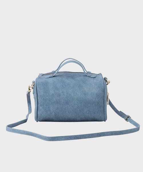 OPAQUE.CLIP(オペークドットクリップ)の「◆【2WAY】スクエアボストンバッグ(ボストンバッグ・レディース・ブルー/ブラック/スモーキーグリーン系・00)」の7枚目の写真