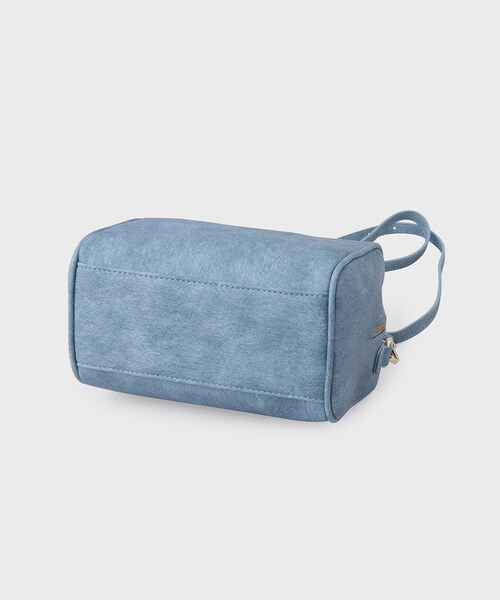 OPAQUE.CLIP(オペークドットクリップ)の「◆【2WAY】スクエアボストンバッグ(ボストンバッグ・レディース・ブルー/ブラック/スモーキーグリーン系・00)」の8枚目の写真