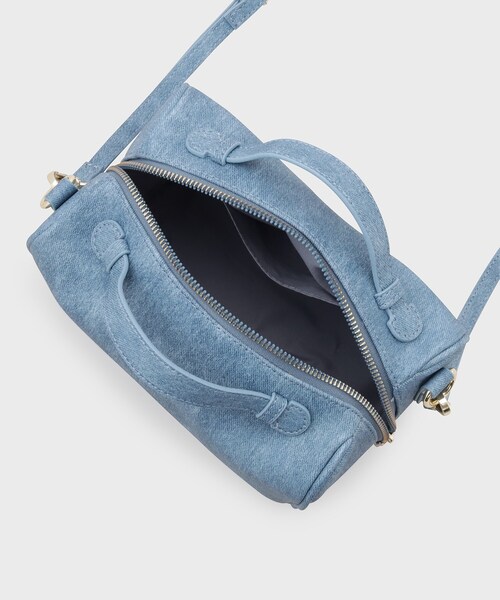 OPAQUE.CLIP(オペークドットクリップ)の「◆【2WAY】スクエアボストンバッグ(ボストンバッグ・レディース・ブルー/ブラック/スモーキーグリーン系・00)」の9枚目の写真