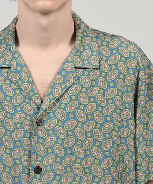 TOMORROWLAND （トゥモローランド）の「Waxman Brothers HAWAII SHIRTS オープンカラーシャツ（シャツ/ブラウス・メンズ・ライトブルー/ライトグリーン・S）」の7枚目の写真