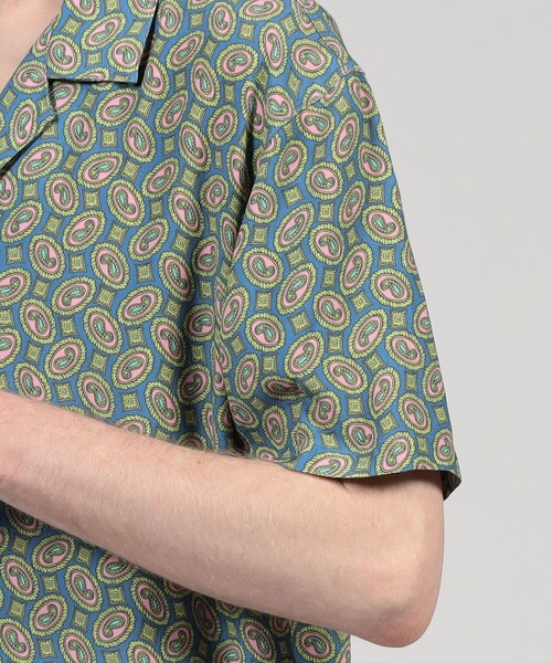 TOMORROWLAND （トゥモローランド）の「Waxman Brothers HAWAII SHIRTS オープンカラーシャツ（シャツ/ブラウス・メンズ・ライトブルー/ライトグリーン・S）」の8枚目の写真