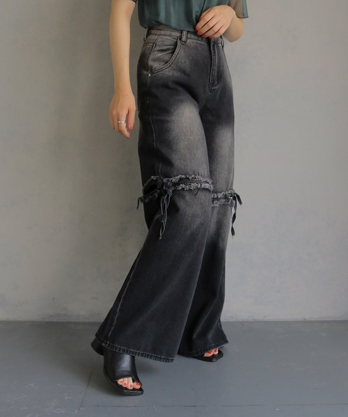 cheriella（シェリエラ）の「【cheriella】オープントゥブーツサンダル OPEN TOE BOOT SANDALS（サンダル・レディース・ブラック/アイボリー・S(23cm)/M(24cm)/L(25cm)）」の20枚目の写真
