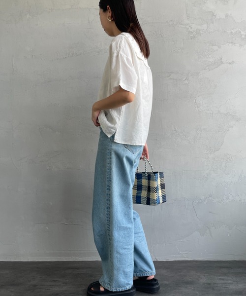 新品 オーシバルorcival リネン セーラーカラー プルオーバー シャツ ORCIVAL（オーシバル）の「[ORCIVAL/オーシバル] セーラーカラー