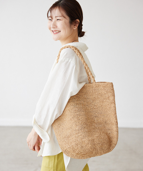 スローブイエナ　メイドインマダ　ALICEMM カゴバッグ MADE IN MADA/メイドインマダ SLOBE別注 ALICE STITCH BAG（かご