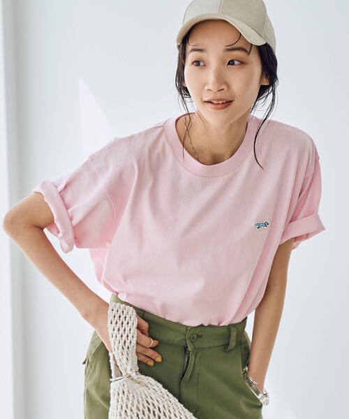 PENNEYS(ぺニーズ)の「PENNEYS(ぺニーズ)別注ワンポイントロゴTシャツ(Tシャツ/カットソー・レディース・その他1/ロイヤルブルー/その他2/ライトピンク/ブラック/オフホワイト・L/M)」の4枚目の写真
