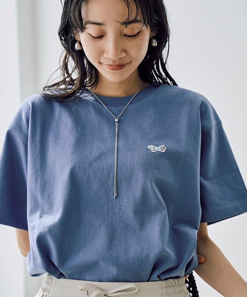 PENNEYS(ぺニーズ)の「PENNEYS(ぺニーズ)別注ワンポイントロゴTシャツ(Tシャツ/カットソー・レディース・その他1/ロイヤルブルー/その他2/ライトピンク/ブラック/オフホワイト・L/M)」の3枚目の写真
