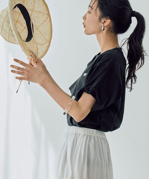 PENNEYS(ぺニーズ)の「PENNEYS(ぺニーズ)別注ワンポイントロゴTシャツ(Tシャツ/カットソー・レディース・その他1/ロイヤルブルー/その他2/ライトピンク/ブラック/オフホワイト・L/M)」の15枚目の写真