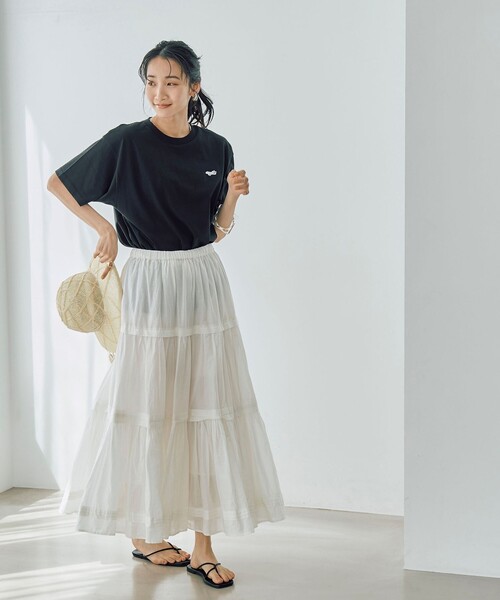PENNEYS(ぺニーズ)の「PENNEYS(ぺニーズ)別注ワンポイントロゴTシャツ(Tシャツ/カットソー・レディース・その他1/ロイヤルブルー/その他2/ライトピンク/ブラック/オフホワイト・L/M)」の18枚目の写真