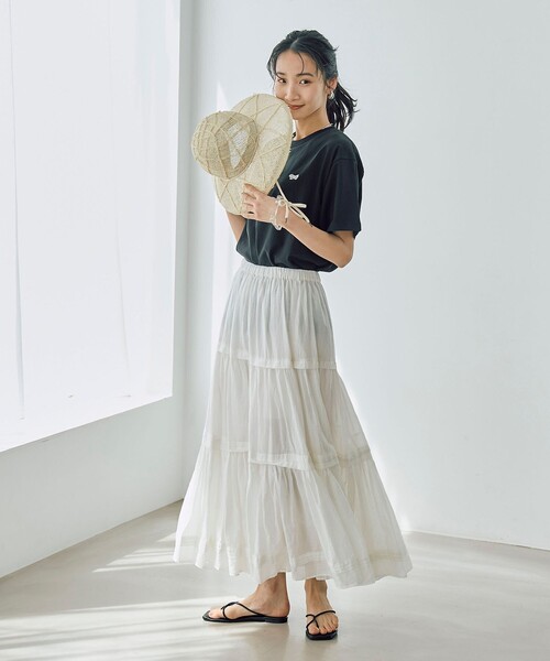 PENNEYS(ぺニーズ)の「PENNEYS(ぺニーズ)別注ワンポイントロゴTシャツ(Tシャツ/カットソー・レディース・その他1/ロイヤルブルー/その他2/ライトピンク/ブラック/オフホワイト・L/M)」の19枚目の写真