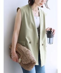 reca | ノーカラージレ(ベスト)