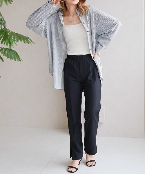 Social GIRL（ソーシャルガール）の「ラッシュガードBIGシャツ（シャツ/ブラウス・レディース・ブルー系その他/ホワイト/ブルー系その他2/イエロー/ブルー/イエロー系その他・M/L）」の22枚目の写真