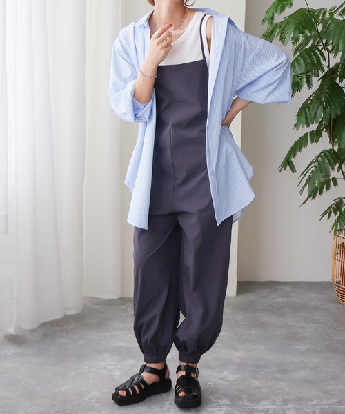 Social GIRL（ソーシャルガール）の「ラッシュガードBIGシャツ（シャツ/ブラウス・レディース・ブルー系その他/ホワイト/ブルー系その他2/イエロー/ブルー/イエロー系その他・M/L）」の20枚目の写真