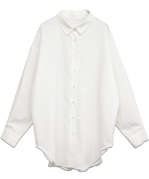 Social GIRL（ソーシャルガール）の「ラッシュガードBIGシャツ（シャツ/ブラウス・レディース・ブルー系その他/ホワイト/ブルー系その他2/イエロー/ブルー/イエロー系その他・M/L）」の12枚目の写真