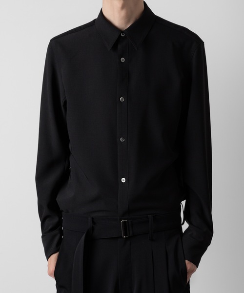 ATTACHMENT（アタッチメント）の「PE ストレッチビエラ レギュラーカラードレスシャツ / PE STRETCH VIYELLA REGULAR COLLAR DRESS SHIRT（シャツ/ブラウス・メンズ・ブラック/ホワイト・1/2/3/4）」の13枚目の写真