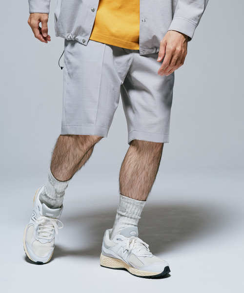 URBAN RESEARCH DOORS（アーバンリサーチドアーズ）の「『UR TECH DRYLUXE』『イージーケア/速乾』イージーショーツ（その他パンツ・メンズ・ライトグレー/ブラウン系その他/ネイビー/ブルー・LARGE/MEDIUM）」の8枚目の写真