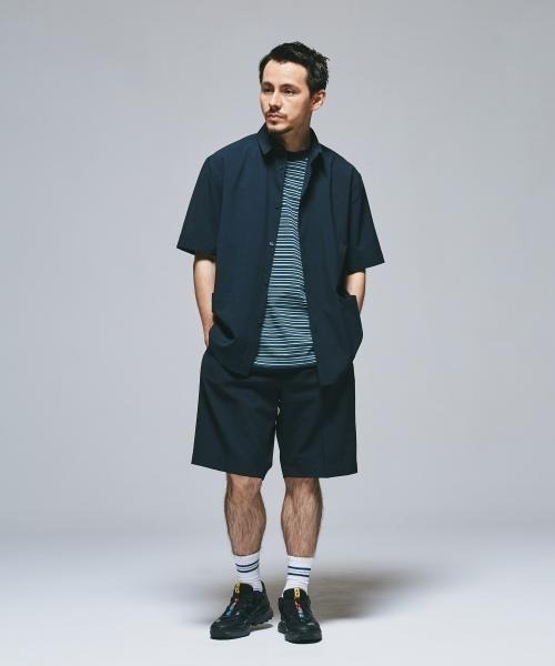 URBAN RESEARCH DOORS（アーバンリサーチドアーズ）の「『UR TECH DRYLUXE』『イージーケア/速乾』イージーショーツ（その他パンツ・メンズ・ライトグレー/ブラウン系その他/ネイビー/ブルー・LARGE/MEDIUM）」の21枚目の写真