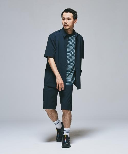 URBAN RESEARCH DOORS（アーバンリサーチドアーズ）の「『UR TECH DRYLUXE』『イージーケア/速乾』イージーショーツ（その他パンツ・メンズ・ライトグレー/ブラウン系その他/ネイビー/ブルー・LARGE/MEDIUM）」の22枚目の写真