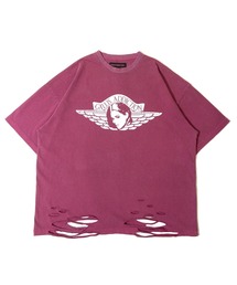 GALLIS ADDICTION | GA PIGMENT-DAMAGE  TEE(Tシャツ/カットソー)