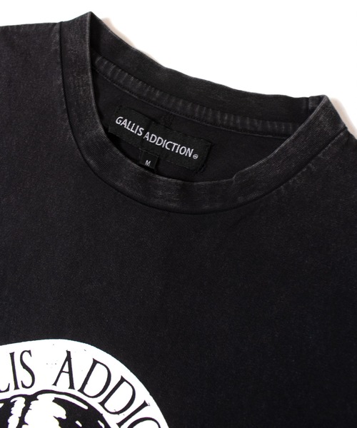 GALLIS ADDICTION（ガリスアディクション）の「GA PIGMENT-DAMAGE  TEE（Tシャツ/カットソー・メンズ・レッド/チャコール/ブラック・M/L）」の10枚目の写真